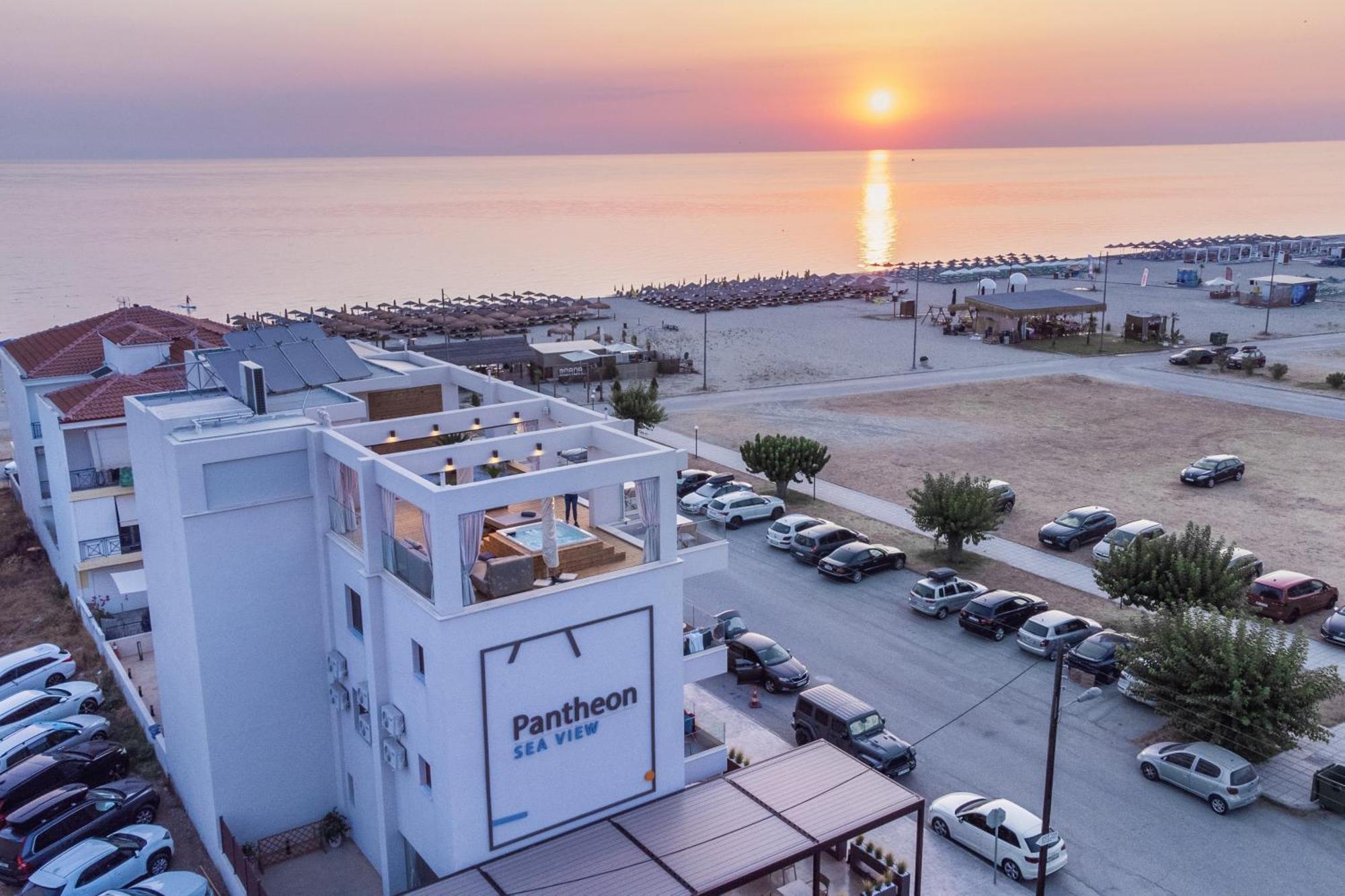 Aparthotel Pantheon Sea View Neoi Poroi Exterior foto